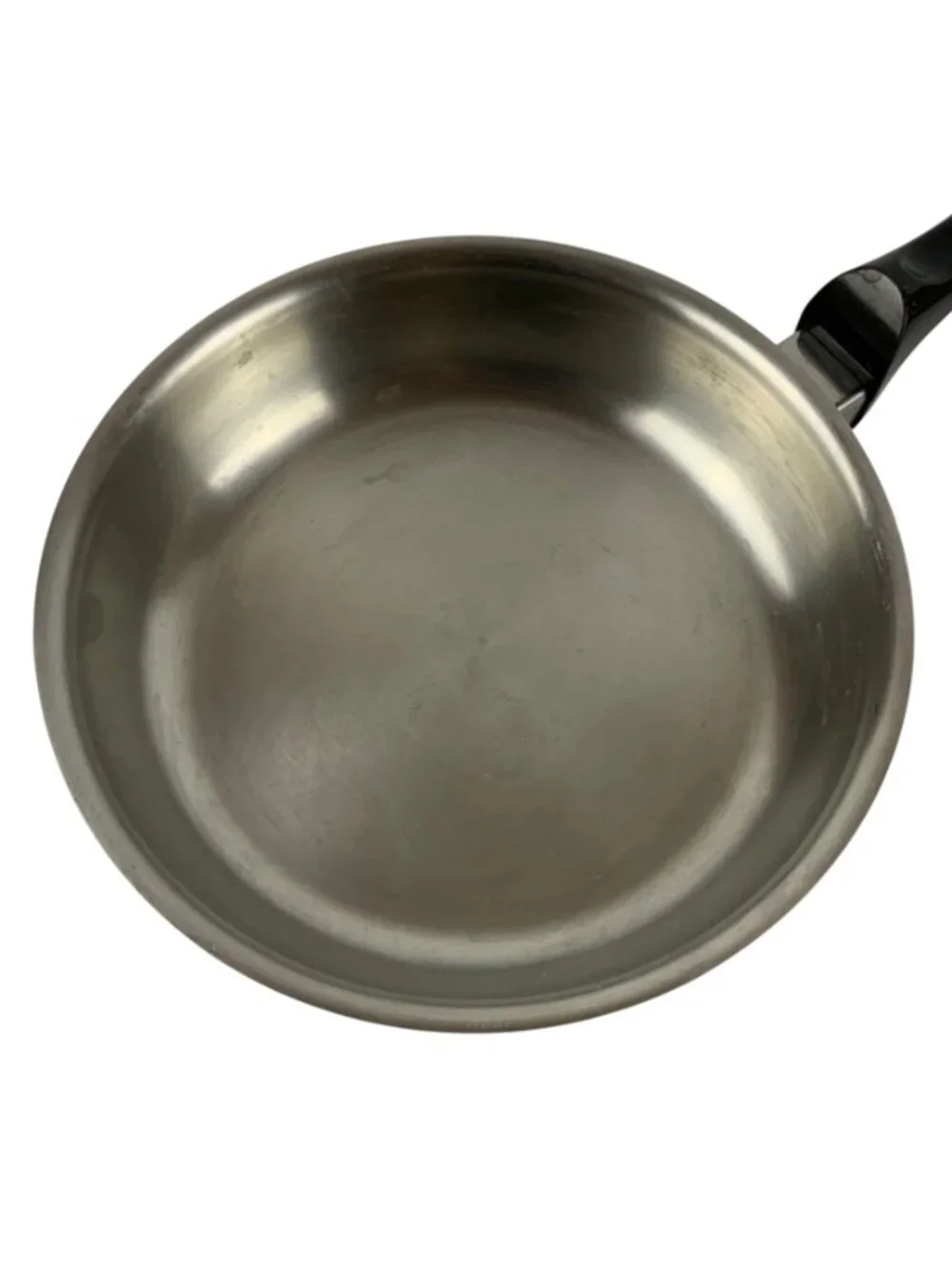 West Bend 8.5 inch Stainless Steel Saute Pan With Black Handle Made In USA